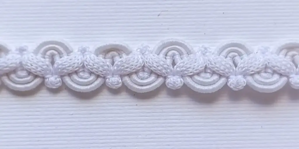 MH - Tira Lurex Lisa 5/8" - Blanco.