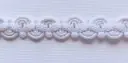 MH - Tira Lurex Lisa 5/8" - Blanco.