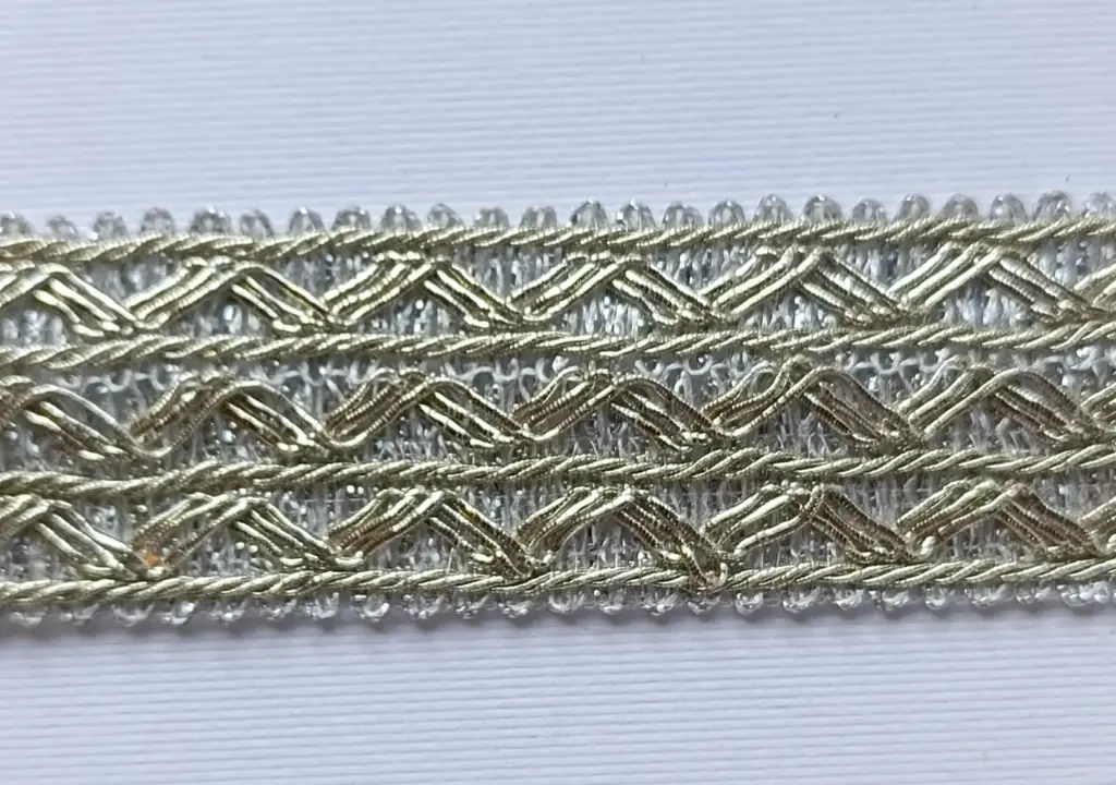 MH - Tira Lurex 3.8 cm - Plata