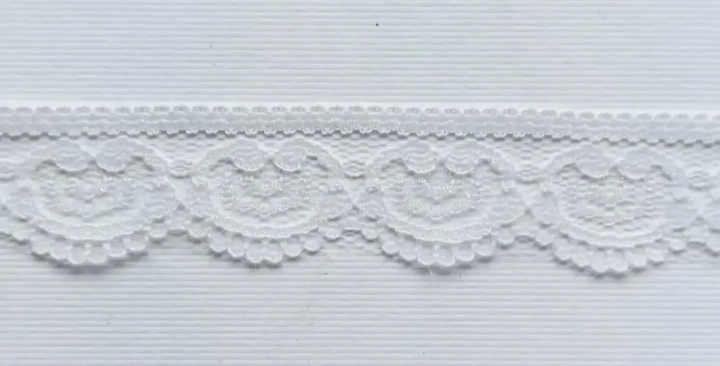 MH - Tira Encaje 2 cm - Blanco