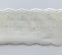 MH - Tira Bordada 7cm - Hueso
