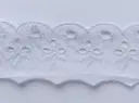MH - Tira Bordada 5cm - Blanco.