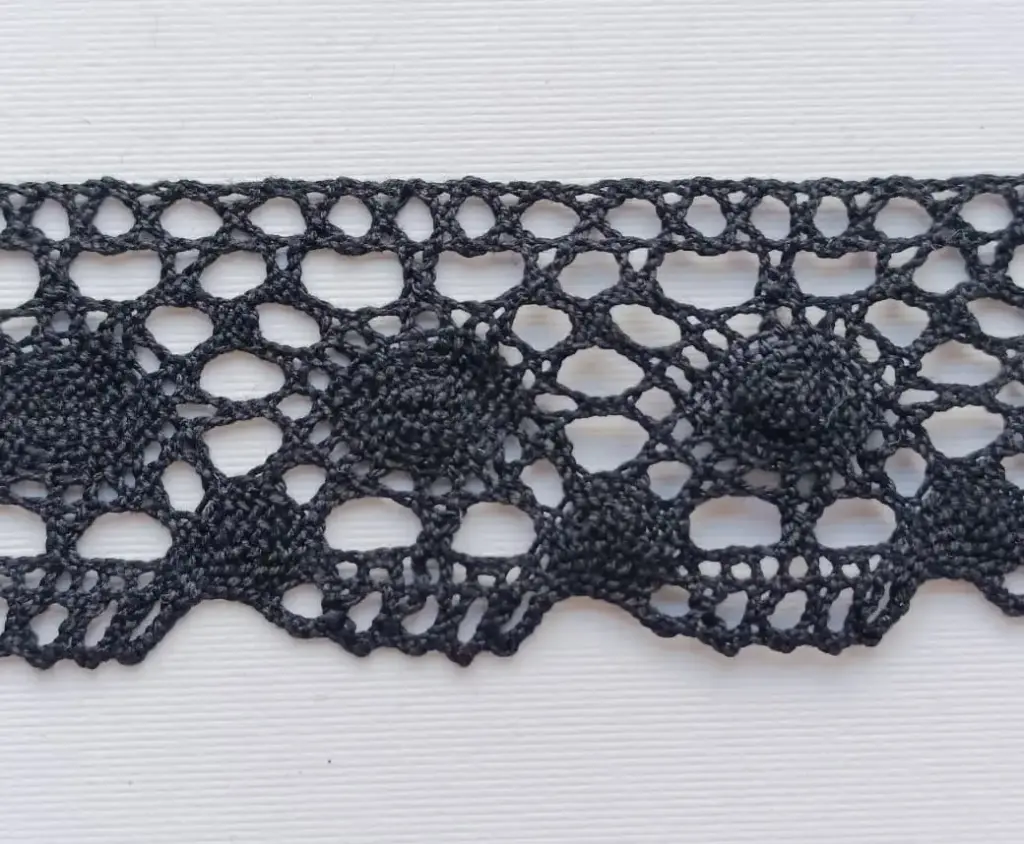 MH - Tira Bolillo 5cm - Negro.