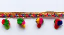 MH - Tira Hindú 5/8" - Conchas Multicolor.
