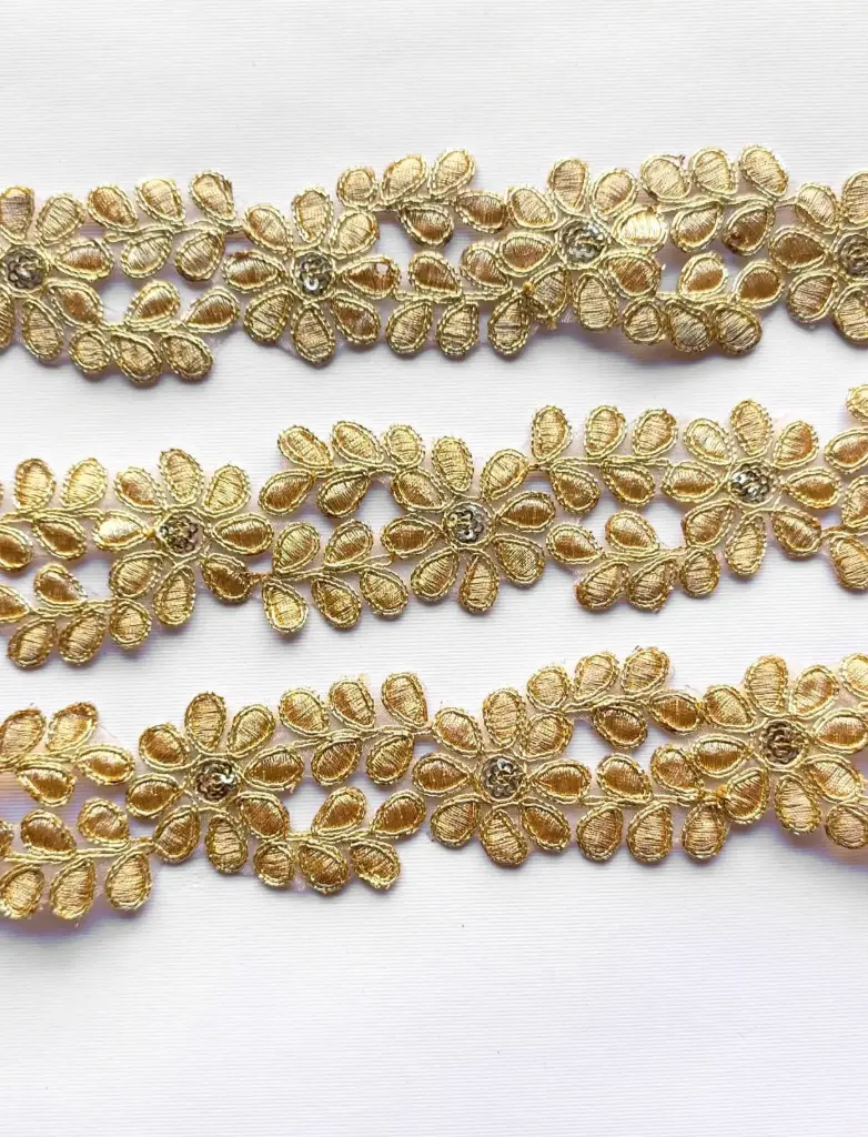 MH - Tira Hindú 4cm -  Oro