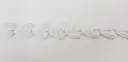 M - Tira Encaje Guipur - Corazones Blanco