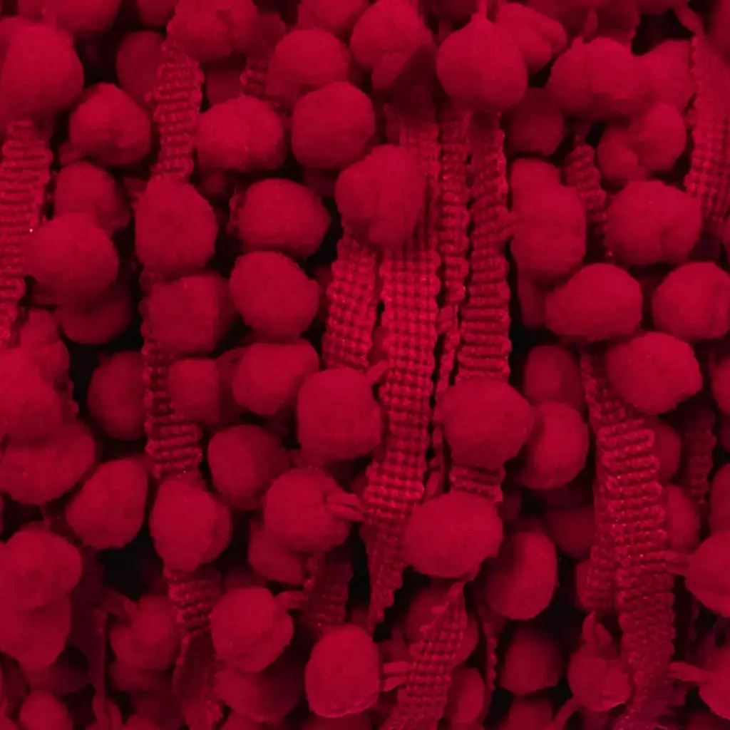 Tira Pom Pom - Rojo