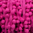Tira Pom Pom - Rosa