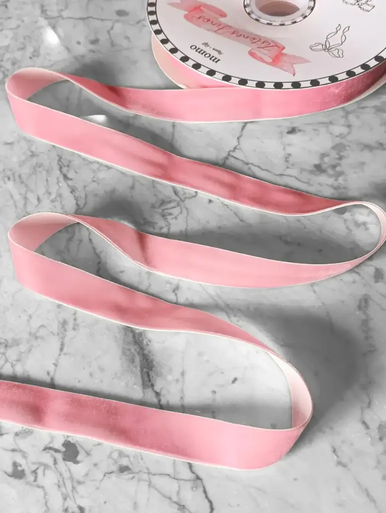Liston Terciopelo - Rosa