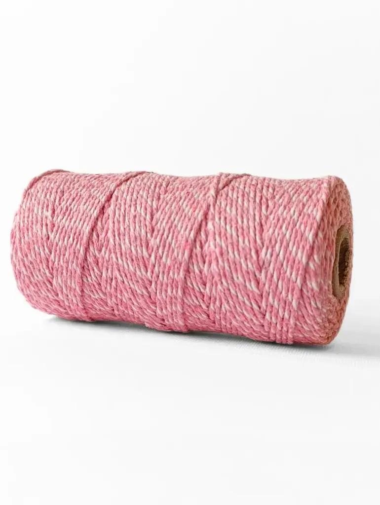 Bakers Twine - Blanco y Rosa