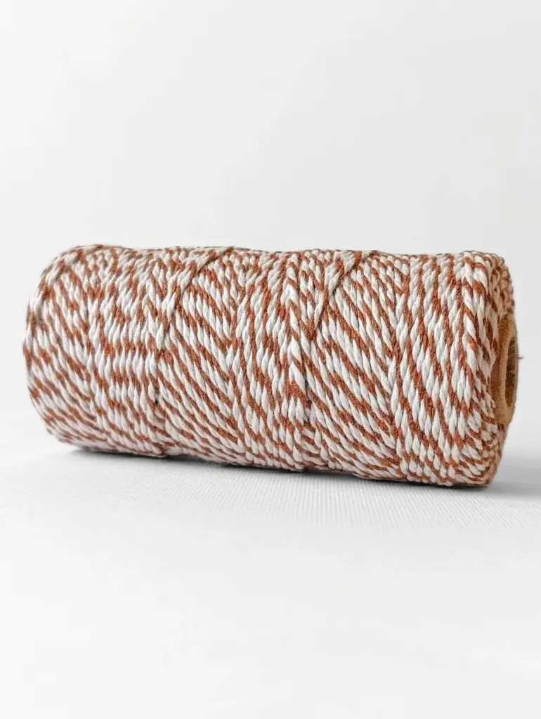 Bakers Twine - Blanco y Café