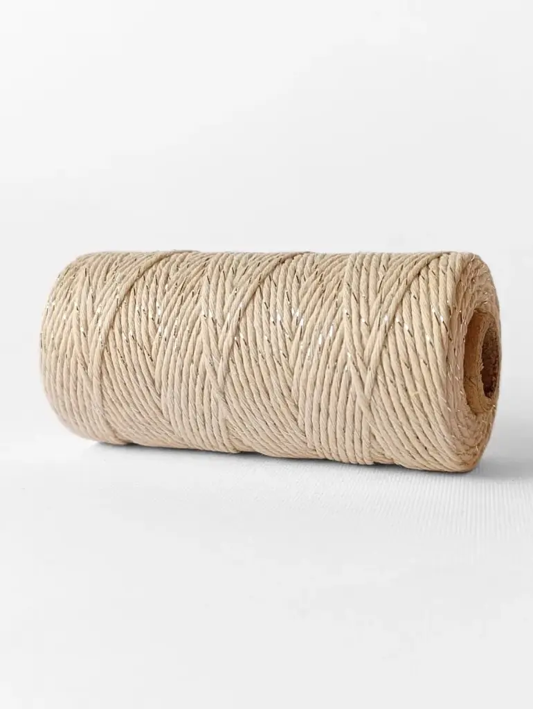 Bakers Twine - Beige y Plata