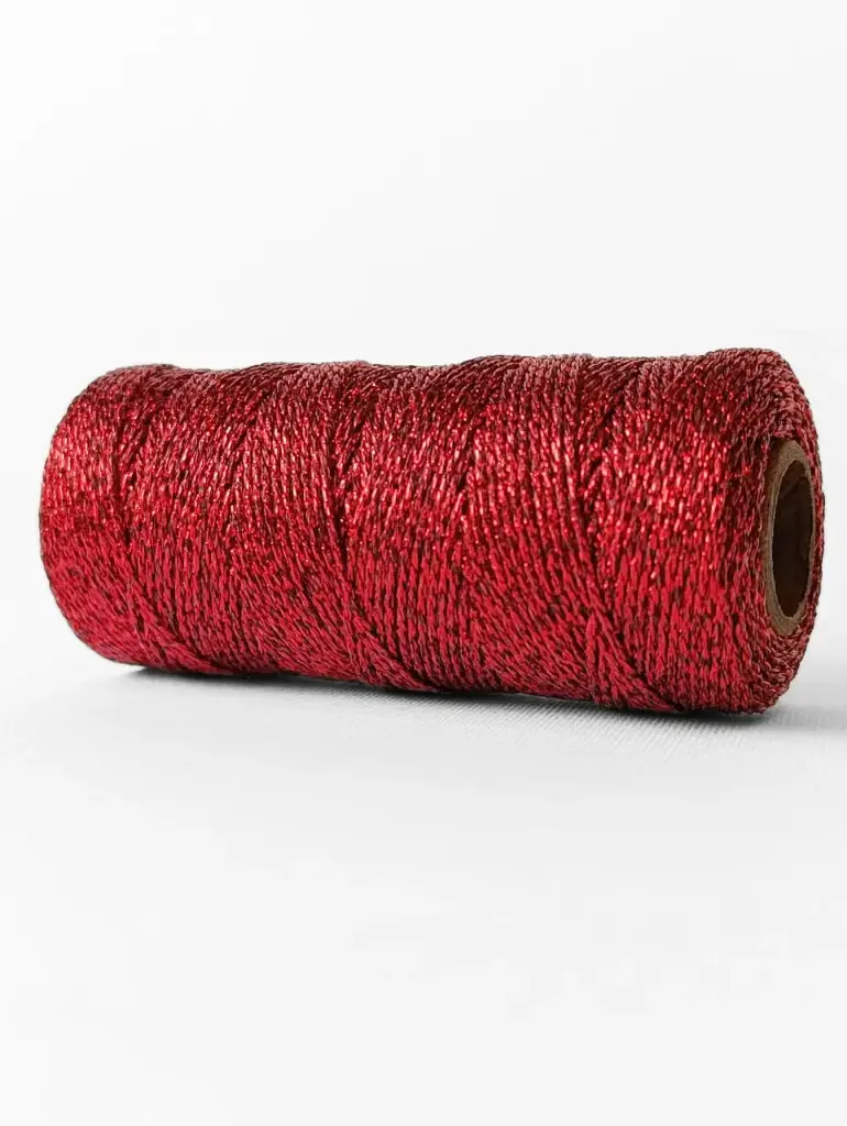 Bakers Twine Metalico - Rojo