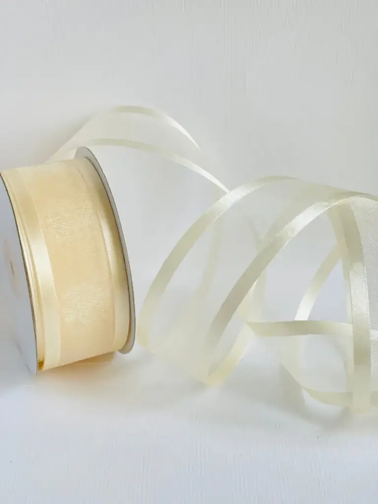 Organza filo Satín - Ivory