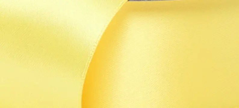 Listón Satinado - Amarillo Claro