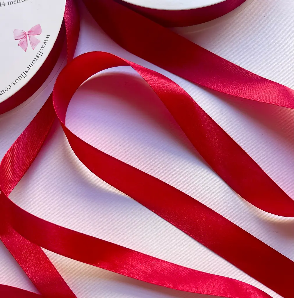 Listón Satinado - Ruby