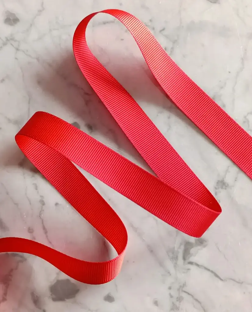 Listón Popotillo Taiwanés - Rojo