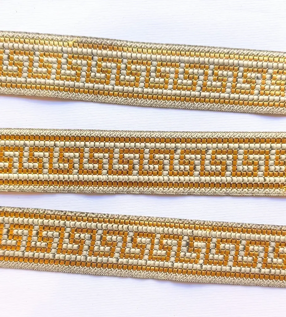 MH - Tira Listón Greca - Blanco