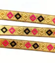 MH - Tira Bordada Diamante - Hueso