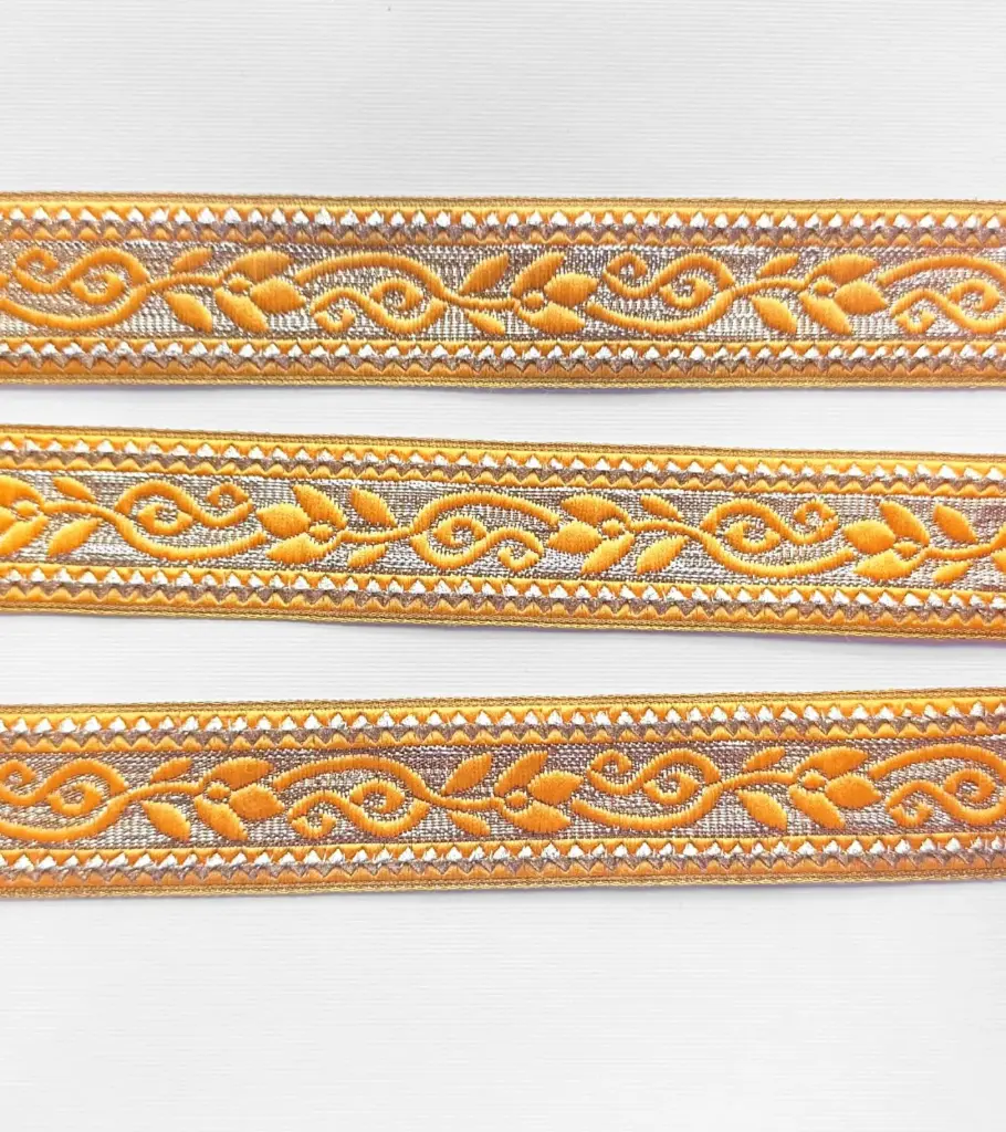 MH - Tira Hindú Floral - Amarillo