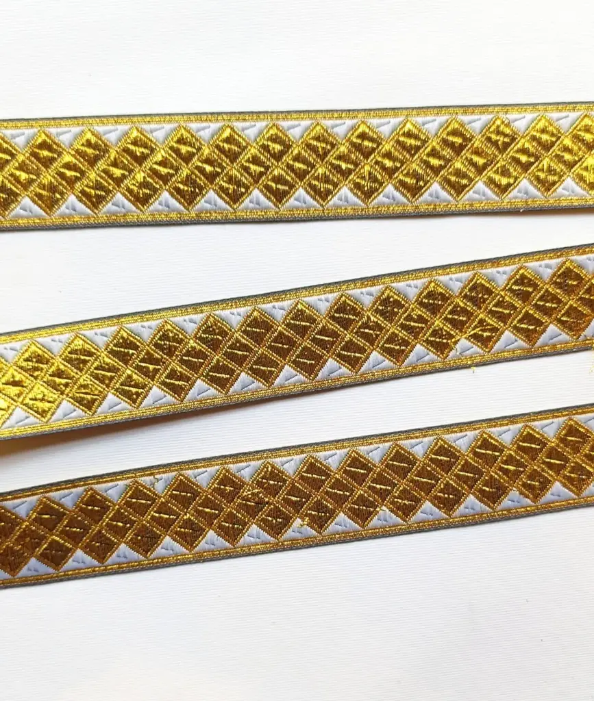 MH - Tira Diamante Oro - Blanco