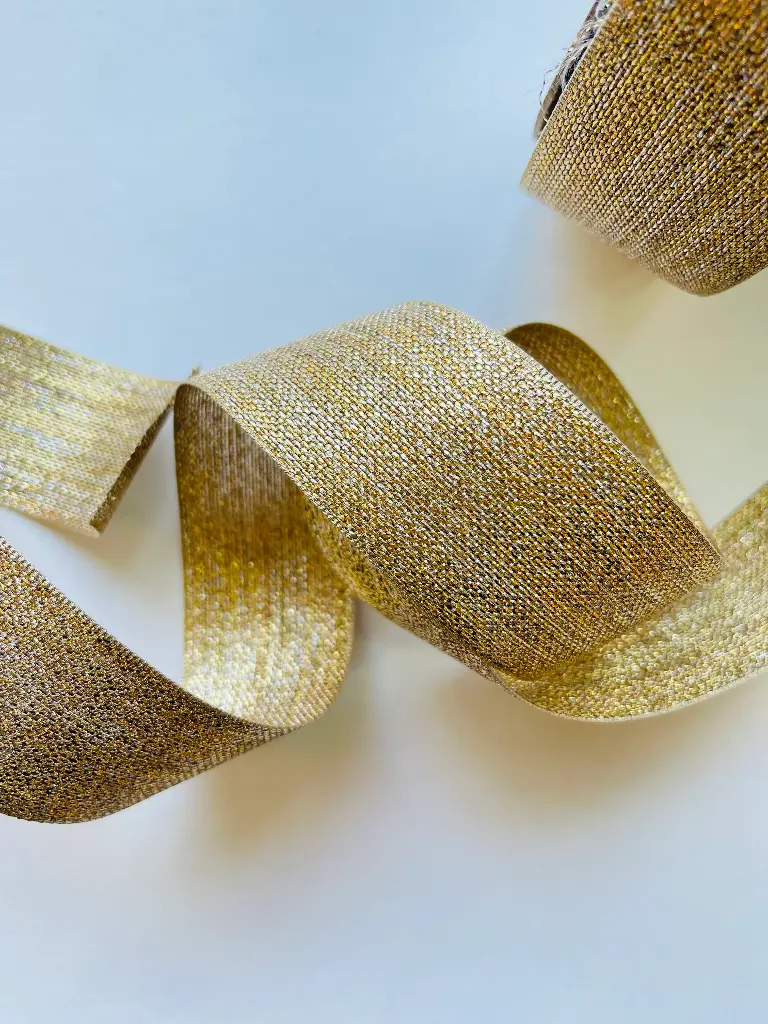 Listón Lurex - Oro y Plata