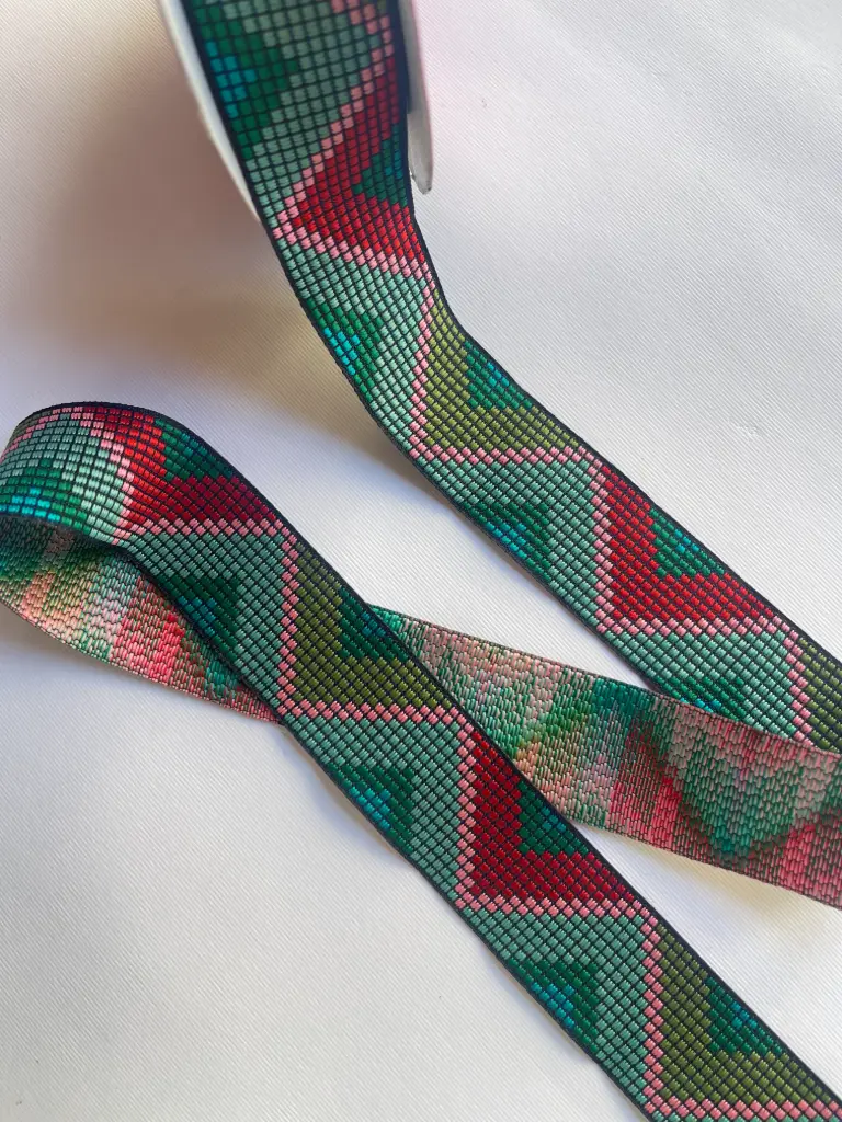 MH - Mosaico Bordado - Tribal Verde