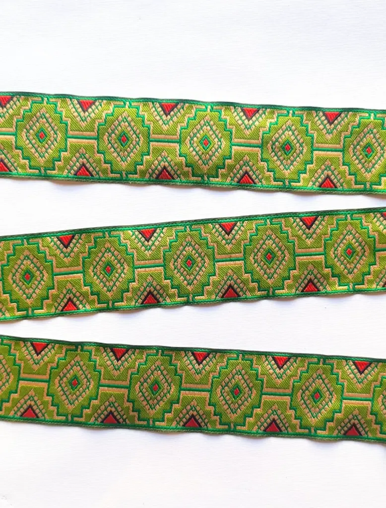 MH - Tira Bordada - Folklorico Verde