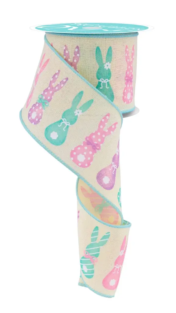 Listón de Pascua - Conejitos Pasteles