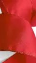 Listón 4" - Seda Shantung Rojo Clásico