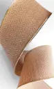Listón 4" - Espiga Beige Safari y Marfil