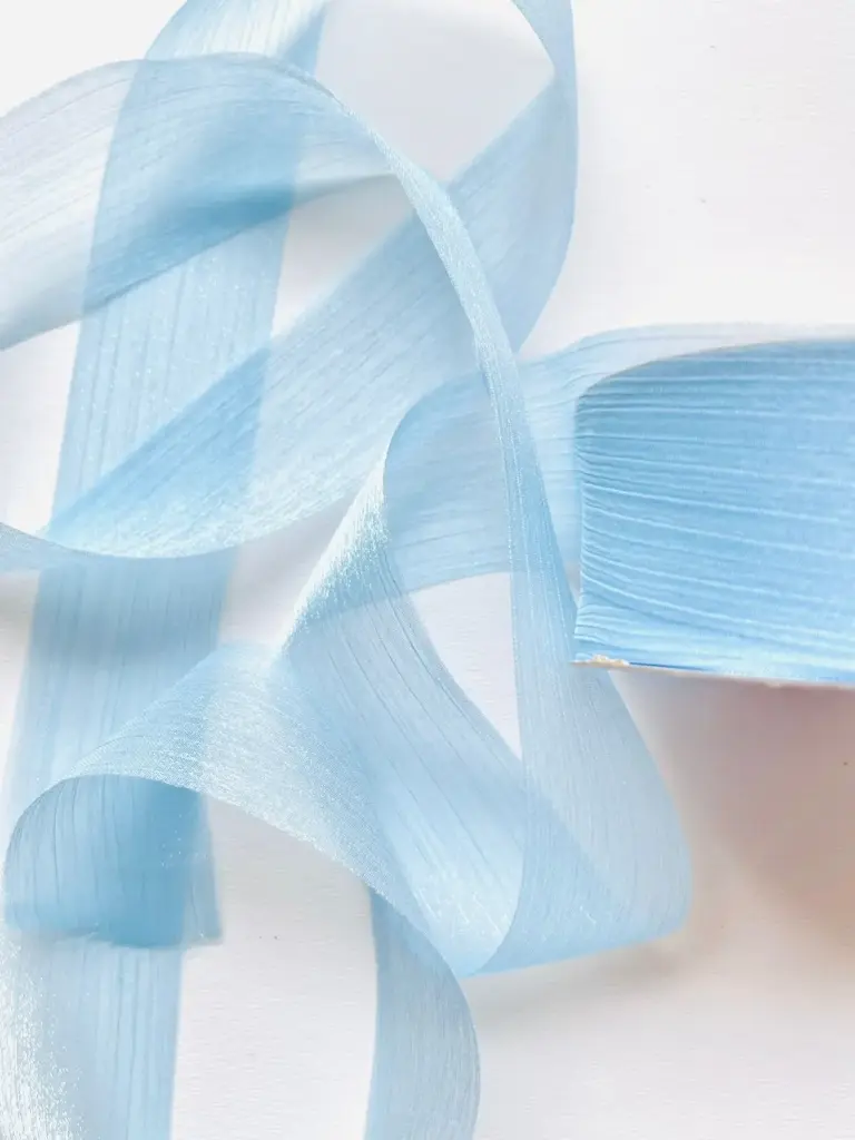 Organza Satinada - Sky Blue