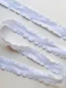 Listón Coquette Plisado - Blanco