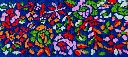 MH - Tira Hindu Multicolor 5 cm Bordada