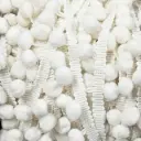 Tira Pom Pom - Blanco