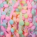 Tira Pom Pom Multicolor - Colores Pasteles