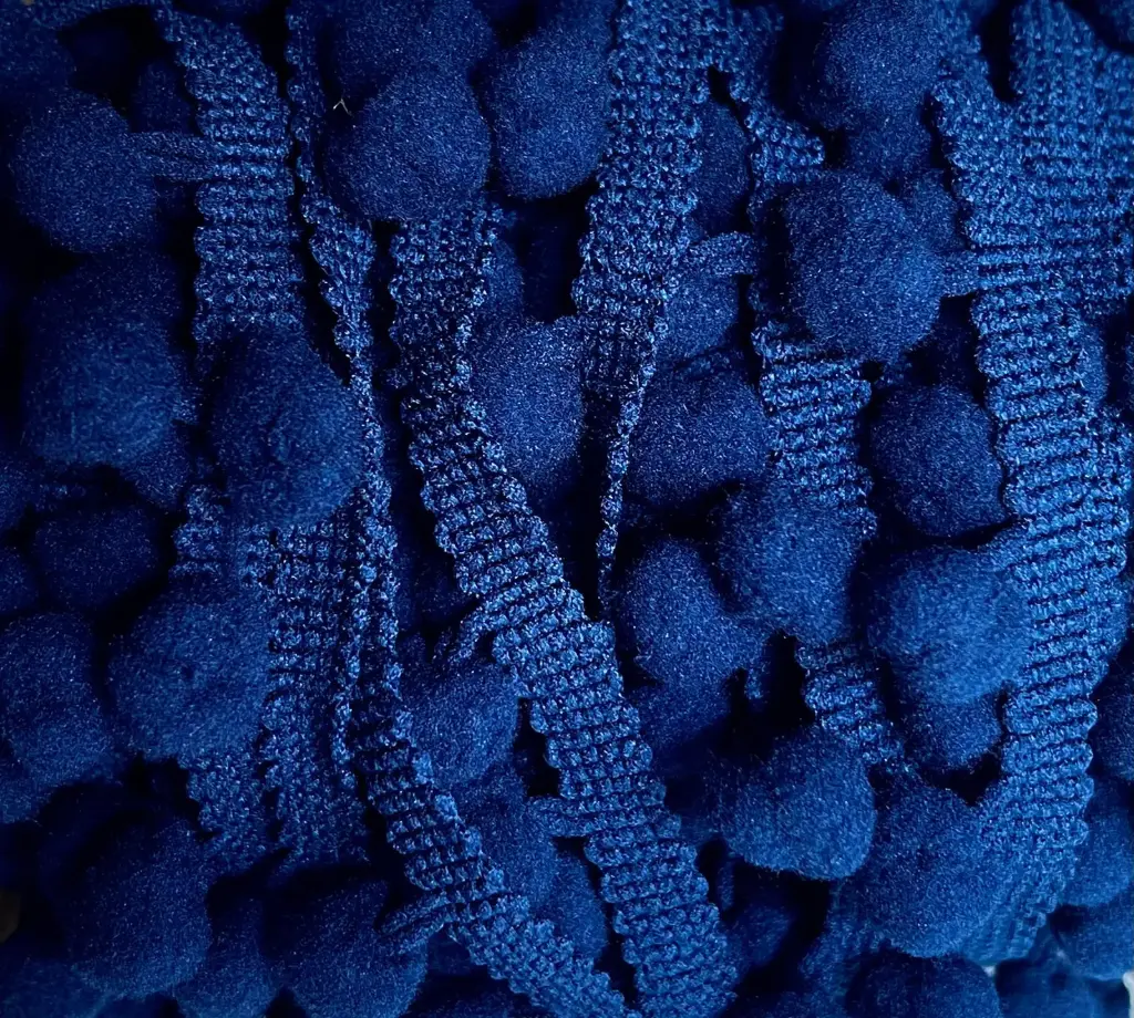 Tira Pom Pom - Azul Marino