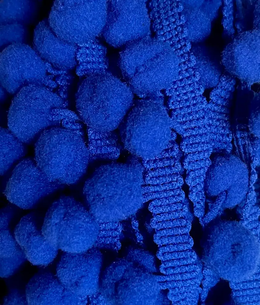 Tira Pom Pom - Azul Rey