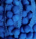 Tira Pom Pom - Azul Maya