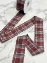 Listón Navideño - Tartan Escocés de Franela
