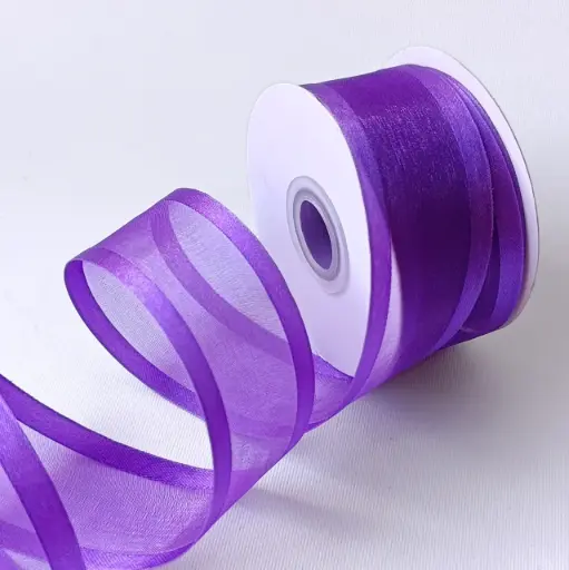 Organza filo Satín - Morado