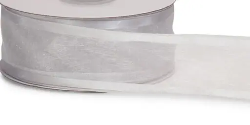 Organza filo Satín - Plata