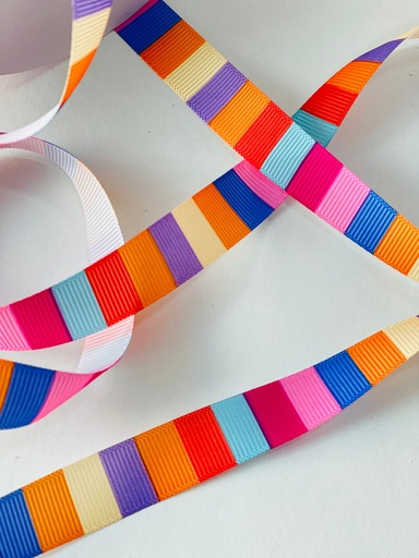 [PTR24583] Popotillo Estampado - Líneas Arcoíris