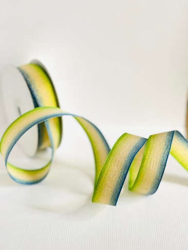 [970] Tafeta - Verde Azul