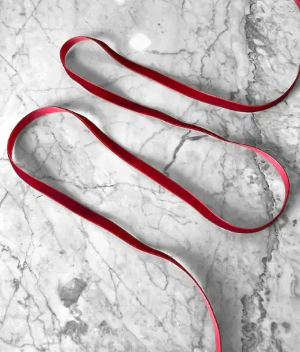 Liston Terciopelo - Rojo Quemado