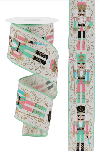[RGA134330] Listón Navideño - Nutcrackers Pastel