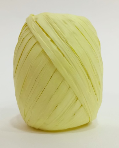 [rafia-de-papel-amarillo-decoracion-regalo] Rafia De Papel - Amarillo Claro