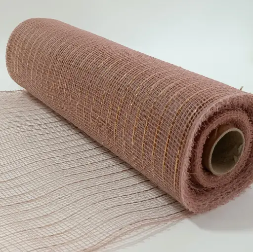 [3061] Malla Pino - Rose Gold (26 cm x 9.14 metros de largo)