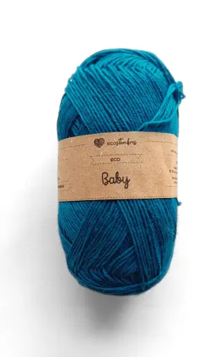 [eco baby teal] Estambre Eco Baby - Teal