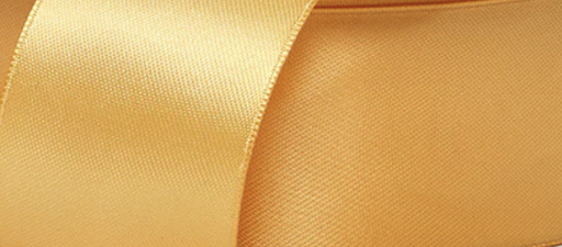 Listón Satinado - Amarillo Curry